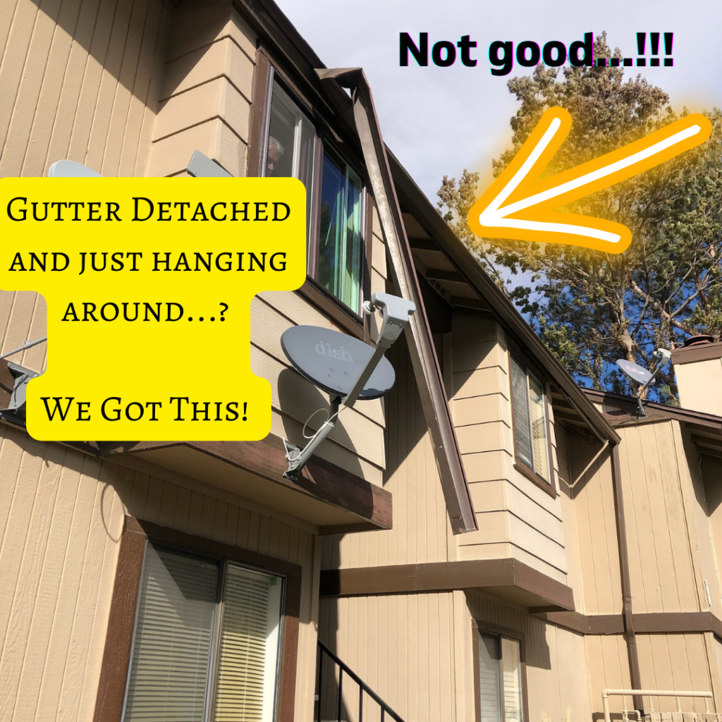 rain gutter repair